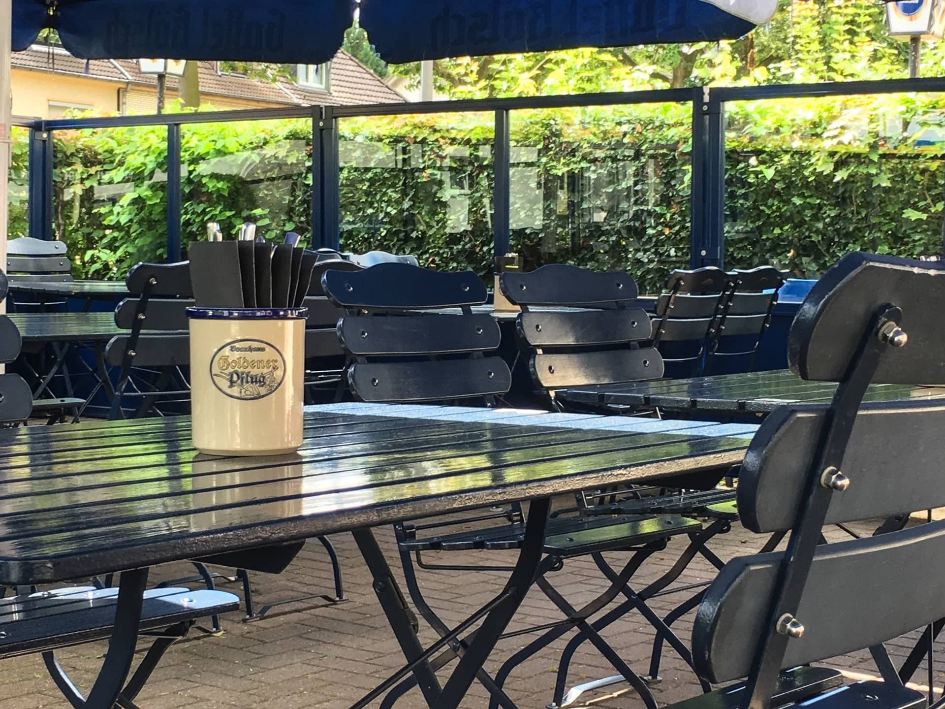 Biergarten Sitzplätze