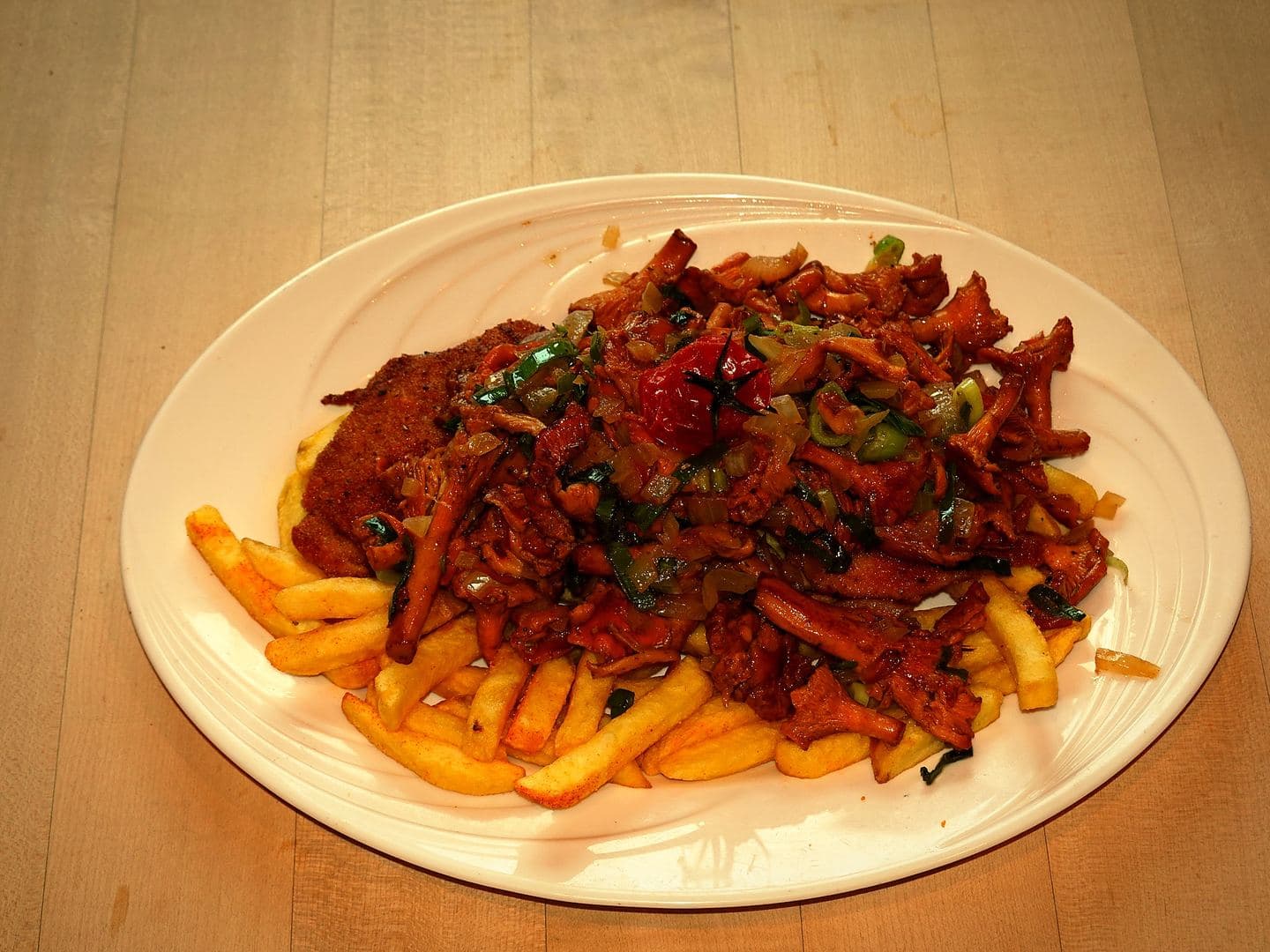 Pfifferling-Schnitzel