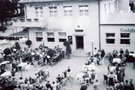 Historische Aufnahme des Goldenen Pflug